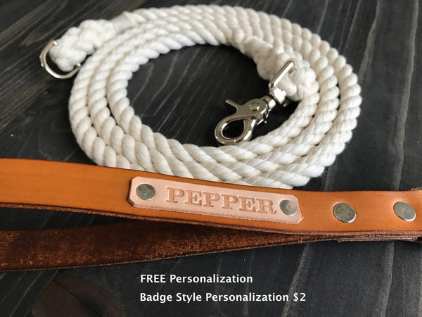 Leather Dog Collar - RECNEPS DESIGN